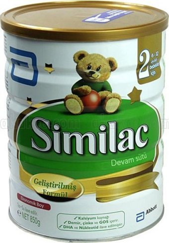 Similac Laktozsuz Tahılsız 2 Numara Devam Sütü 850 gr