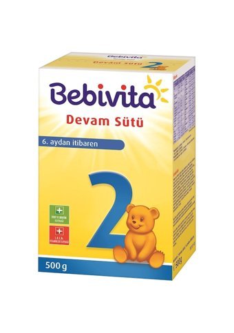 Bebivita Laktozsuz Tahılsız 2 Numara Devam Sütü 500 gr