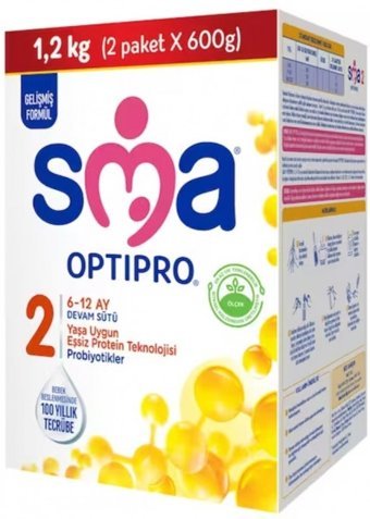 SMA Optipro 2 Numara Devam Sütü 1200 gr