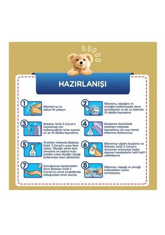 Bebelac Gold Yenidoğan Laktozsuz Tahılsız Probiyotikli 1 Numara Bebek Sütü 900 gr