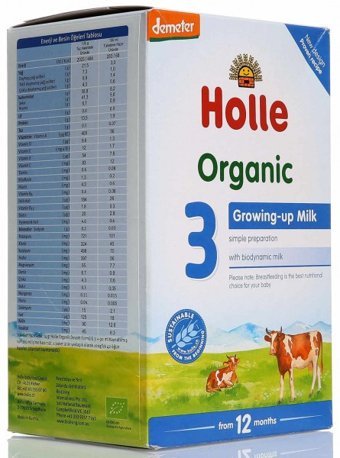 Holle Keçi Sütlü Laktozsuz Organik 3 Numara Bebek Sütü 400 gr