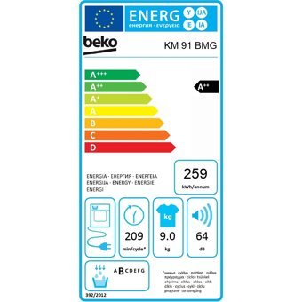 Beko KM 91 BMG 9 kg A++ Enerji Sınıfı Kurutma Makinesi