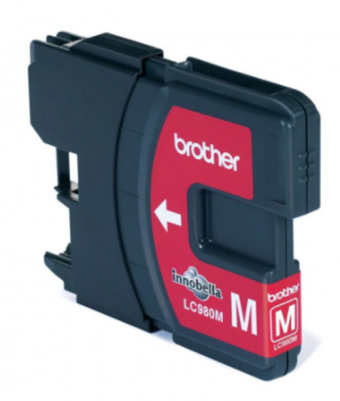 Brother LC980-M Orijinal Kırmızı Mürekkep Kartuş