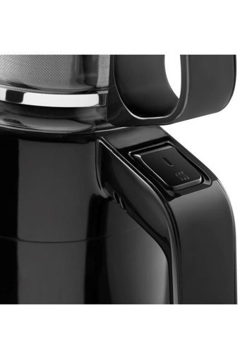 Arzum AR3134 Cam Demlikli 1650 W Plastik Gövdeli Siyah Çay Makinesi