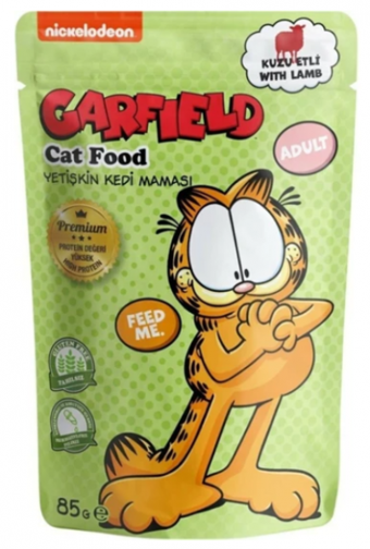 Garfield Kuzu Etli Yetişkin Yaş Kedi Maması 85 gr