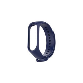 Xiaomi Mi Band 4 Uyumlu Silikon Akıllı Bileklik Kordonu Lacivert