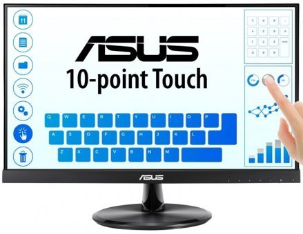 Asus VT229H 60 Hz 5 ms 21.5 inç FHD Flat Dokunmatik IPS Hoparlörlü VGA HDMI 1920 x 1080 px LED Monitör