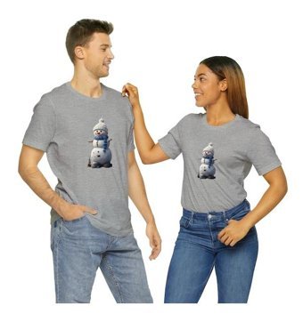 T-Shirt Cin / Kardan Adam Baskılı Gri Renk T-Shirt S