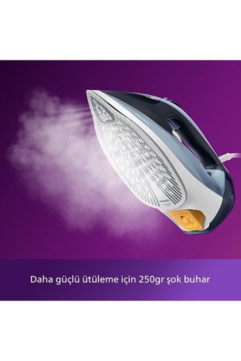 Philips Azur 7000 Series Dst7020/20 2800 W Seramik Tabanlı Yatay Şok Buharlı Ütü