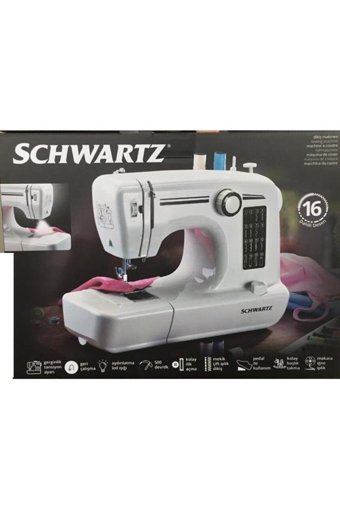 Schwartz SWS-4580 Otomatik Düz Dikiş Çok Fonksiyonlu Elektrikli Ev Tipi Dikiş Makinesi