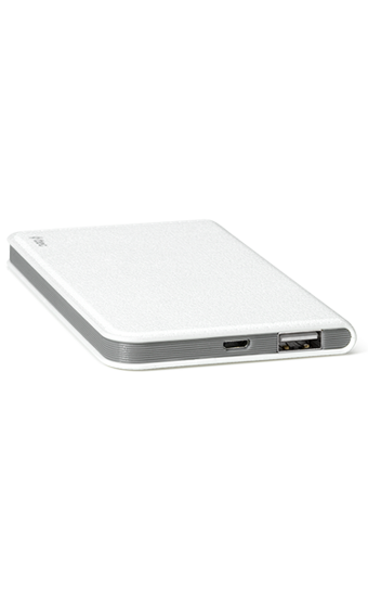 Ttec PowerSlim 4000 mAh Micro USB Kablolu Powerbank Beyaz