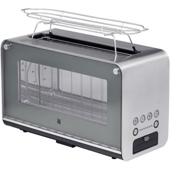Wmf Lono Cam 2 Dilim Kırıntı Tepsili Akıllı 2200 W İnox Mini Ekmek Kızartma Makinesi