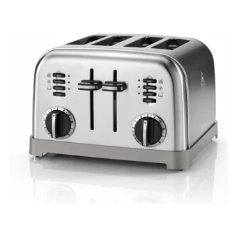 Cuisinart CPT180E 4 Dilim Kırıntı Tepsili 1800 W İnox Ekmek Kızartma Makinesi