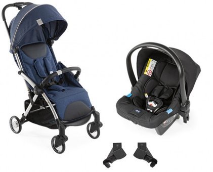 Chicco Duo Goody Plus Katlanabilir Tek Elle Kapanan 360 Derece Dönen Tam Yatar Kabin Tipi Travel Sistem Bebek Arabası Gri