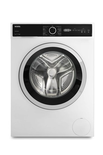 Vestel CMI 87202 8 kg 1000 Devir B Enerji Sınıfı Buharlı Beyaz Solo Çamaşır Makinesi