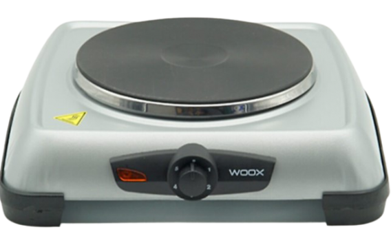 Woox W-2030 Emaye 1 Gözlü Elektrikli Set Üstü Inox Ocak