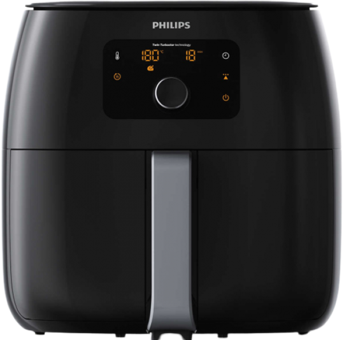 Philips Premium HD9762/90 Airfryer Tek Hazneli Izgara Yapan Led Ekranlı Yağsız Sıcak Hava Fritözü Siyah