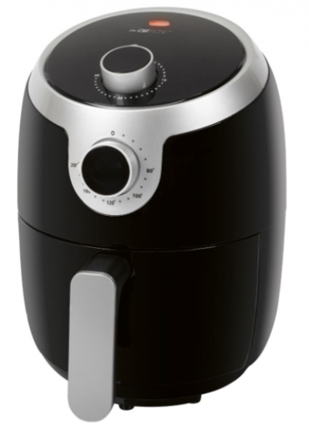 Clatronic FR 3769 H Airfryer 1.8 lt Tek Hazneli Yağsız Sıcak Hava Fritözü Siyah