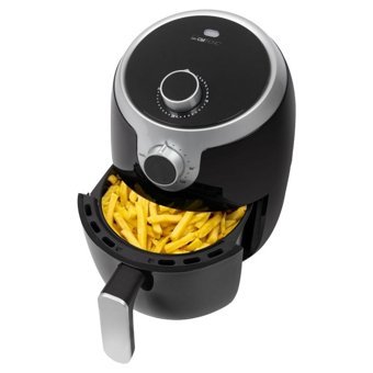 Clatronic FR 3769 H Airfryer 1.8 lt Tek Hazneli Yağsız Sıcak Hava Fritözü Siyah