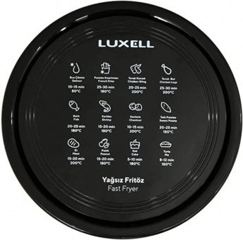 Luxell LX-FC5638 Airfryer 5.5 lt Tek Hazneli Sıcak Hava Fritözü Pembe