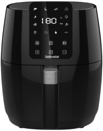 Goldmaster Porto GM-7478 Airfryer 4.5 lt Tek Hazneli Yağsız Sıcak Hava Fritözü Siyah