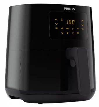 Philips 3000 Series HD9252/91 Airfryer 4.1 lt Tek Hazneli Izgara Yapan Led Ekranlı Yağsız Sıcak Hava Fritözü Siyah
