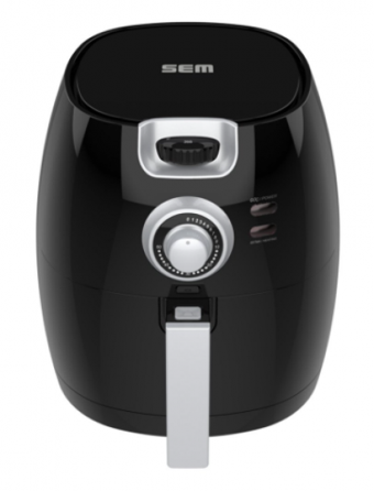 Sem Aircook SC300 Airfryer 5 lt Tek Hazneli Yağsız Sıcak Hava Fritözü Siyah