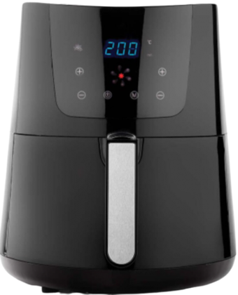 Schafer Fit Fry Dijital (2S201-25015) Airfryer 3.5 lt Tek Hazneli Led Ekranlı Yağsız Sıcak Hava Fritözü Siyah
