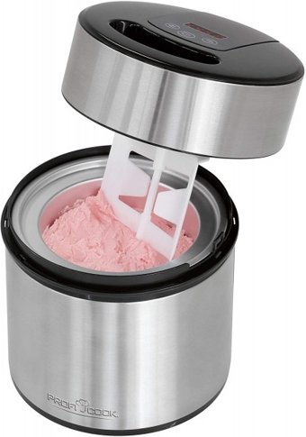 Profi Cook PC-ICM 1140 12 W Sorbe Yapan ve Dondurulmuş Yoğurt Yapan Inox Dondurma Makinesi