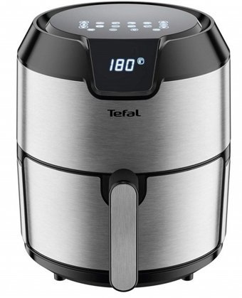 Tefal EY401D Airfryer 4.2 lt Tek Hazneli Izgara Yapan Yağsız Sıcak Hava Fritözü Gümüş