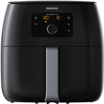 Philips Premium XXL HD9650/90 Airfryer 7.3 lt Tek Hazneli Izgara Yapan Led Ekranlı Yağsız Sıcak Hava Fritözü Siyah