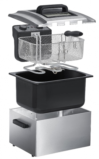 Steba DF 300 5 lt Üç Hazneli Yağlı Fritöz Inox