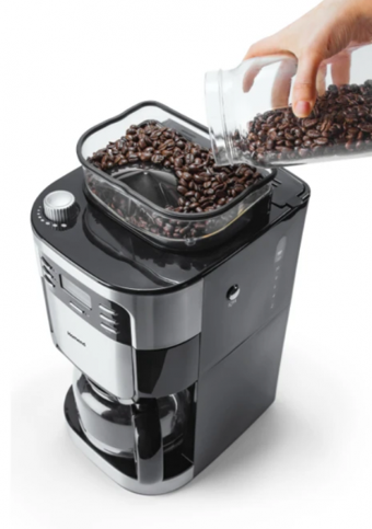Homend Coffeebreak 5007H Zaman Ayarlı Filtreli Karaf 1250 ml Hazne Kapasiteli 12 Fincan Akıllı 900 W İnox Filtre Kahve Makinesi