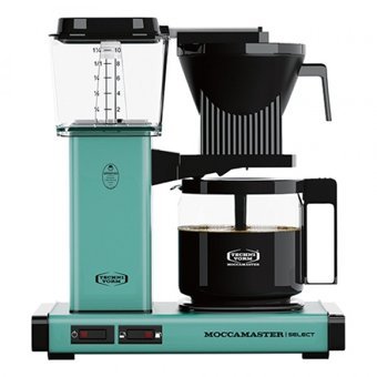 Moccamaster KBG Select Filtreli Karaf 1250 ml Hazne Kapasiteli 10 Fincan 1520 W Turkuaz Filtre Kahve Makinesi