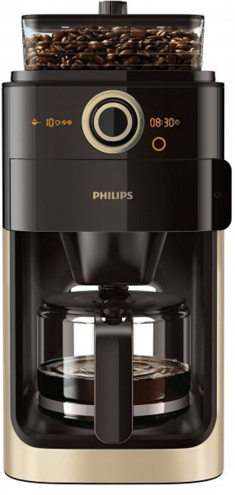 Philips Grind & Brew HD7768 Zaman Ayarlı Filtreli Karaf 1200 ml Hazne Kapasiteli Akıllı 1000 W Kahverengi Filtre Kahve Makinesi