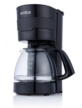 Arnica IH32130 Filtreli Karaf 1250 ml Hazne Kapasiteli 800 W Siyah Filtre Kahve Makinesi