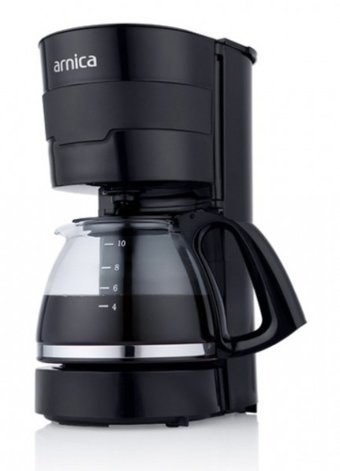 Arnica IH32130 Filtreli Karaf 1250 ml Hazne Kapasiteli 800 W Siyah Filtre Kahve Makinesi