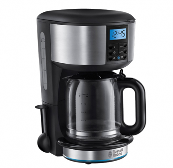 Russell Hobbs Buckingham 20680-56 Zaman Ayarlı Filtreli Karaf 1250 ml Hazne Kapasiteli Akıllı 1000 W Gümüş Filtre Kahve Makinesi