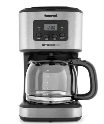 Homend Coffeebreak 5006 Zaman Ayarlı Filtreli Karaf Hazne Kapasiteli Akıllı 900 W Siyah Filtre Kahve Makinesi