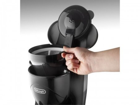 DeLonghi ICM 2.1B Filtreli Karaf 1250 ml Hazne Kapasiteli 10 Fincan 1000 W Siyah Filtre Kahve Makinesi