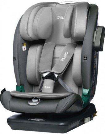 Casual İdealfix Isofix-V-Top Tether 15-36 kg Yatabilen Yükseklik Ayarlı Sürüş Yönü Oto Koltuğu Gri