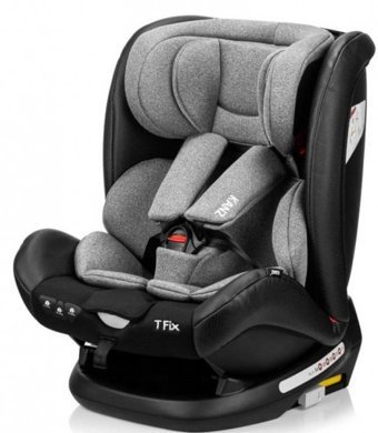 Kanz T-Fix Emniyet Kemeri-Isofix Sürüş Yönü Oto Koltuğu Gri