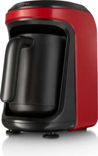 Karaca Hatır Hüp Tek Hazneli Otomatik 300 ml Su Hazneli  5 Fincan Akıllı 535 W Kırmızı Türk Kahvesi Makinesi