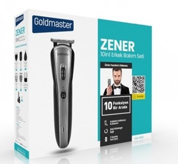 Goldmaster Zener GM-9106 Saç Sakal Vücut Ense Kulak ve Burun Tek Başlıklı Çok Amaçlı Folyo Kablosuz Tıraş Makinesi