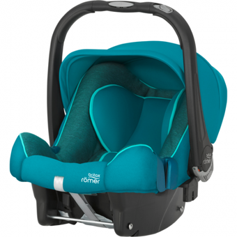 Britax Römer Baby Safe Plus SHR II Emniyet Kemeri-Isofix Yatabilen Yükseklik Ayarlı Çift Yönlü Oto Koltuğu Turkuaz