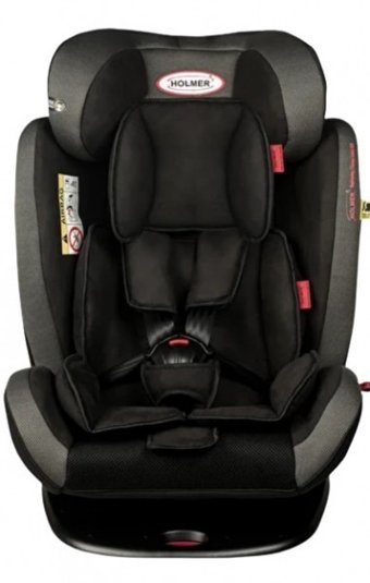 Holmer Kids Maxi Protect Aero 3D Isofix 360 Derece Dönen Yatabilen Yükseklik Ayarlı Sürüş Yönü Oto Koltuğu Siyah