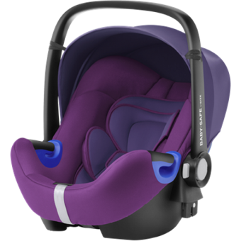 Britax Römer Baby Safe Emniyet Kemeri-Isofix Adac Sertifikalı Yatabilen Yükseklik Ayarlı Çift Yönlü Oto Koltuğu Mor