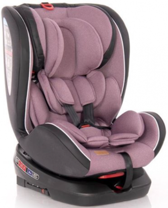 Lorelli Nebula Isofix 360 Derece Dönen Yatabilen Yükseklik Ayarlı Sürüş Yönü Oto Koltuğu Pembe