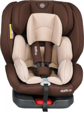 Coolbaby Dafiti Isofix 360 Derece Dönen Yatabilen Yükseklik Ayarlı Sürüş Yönü Oto Koltuğu Kahverengi