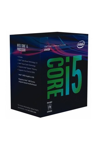 Intel i5 8600K 6 Çekirdekli 3.6 GHz 4.3 GHz Turbo Hız 9 MB Önbellek LGA1151 Soket Tipi İşlemci